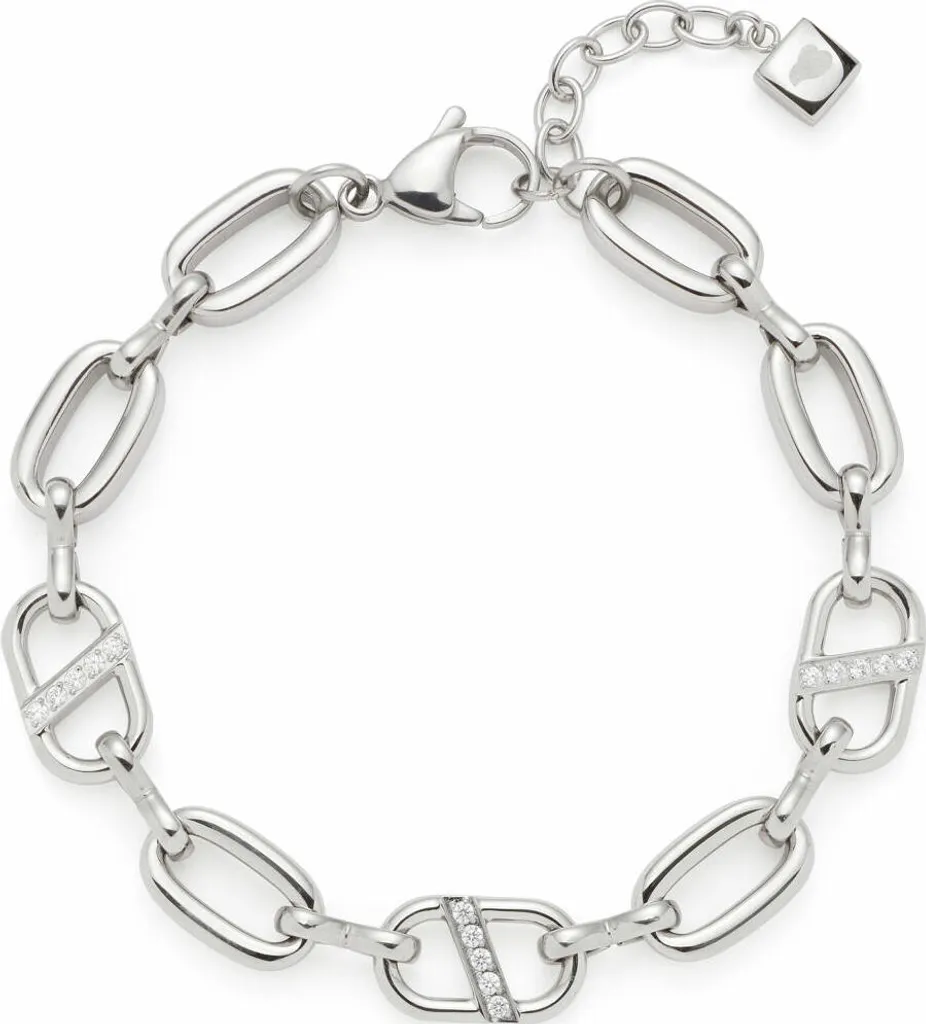 Leonardo Jewels Bracciale Narea 024277: Acciaio e Zirconi per Lei