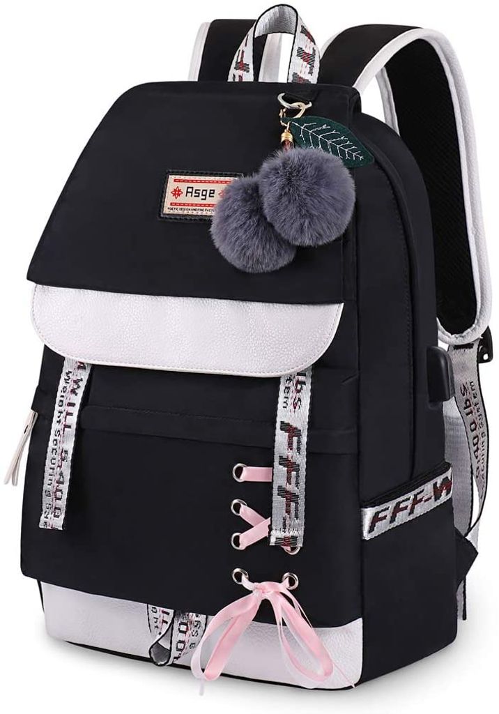 Damen Schultasche Sporttaschen Tasche Reise Backpack Rucksack Schulranzen Unisex 