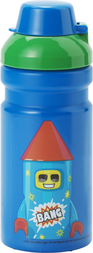 LEGO Trinkflasche FIREWORK GUY 390 ml blau