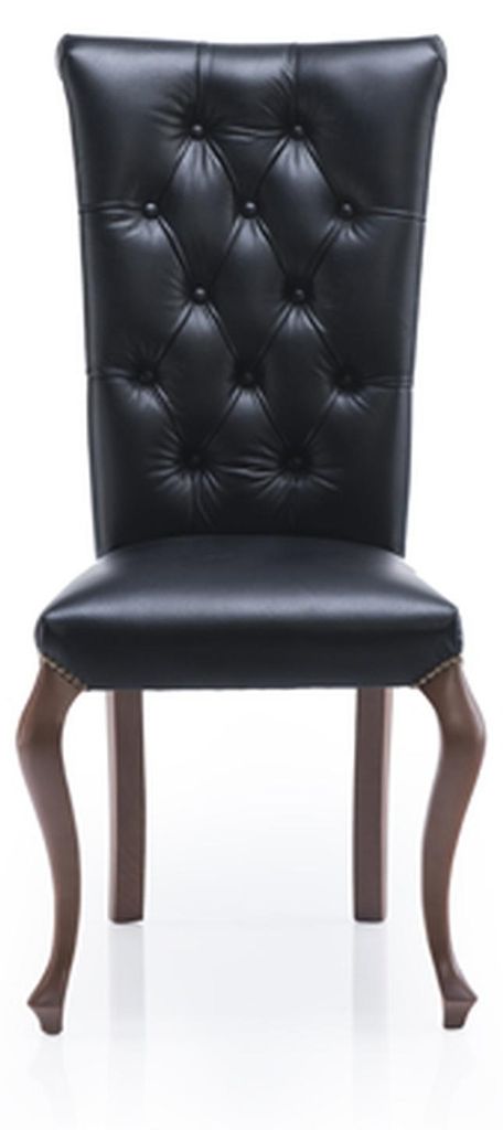 Klassische Stühle Luxus Holz Lehnstuhl Holzstuhl Design Produktbild 