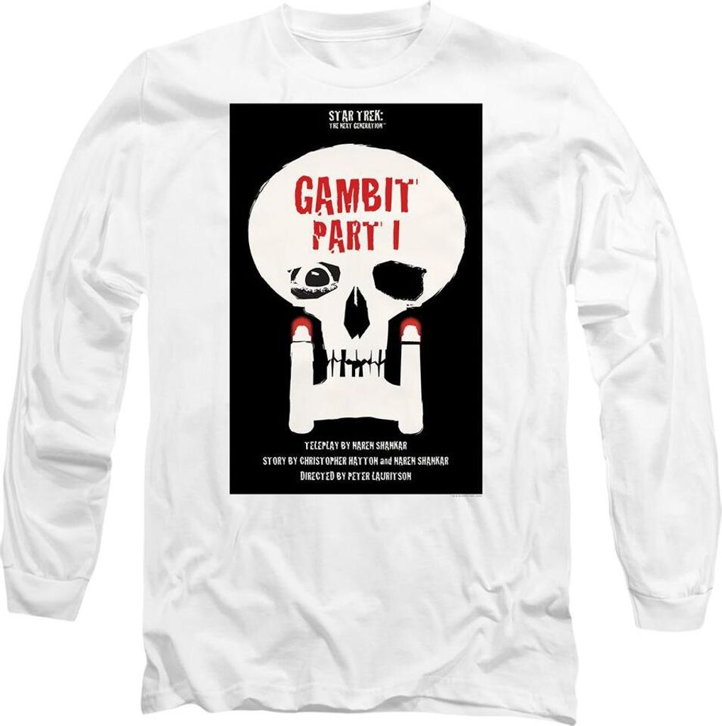 Star Trek - "The Next Generation Season 7 Episode 4" T-Shirt für Herren/Damen Uni TV10097 (L) (Weiß)