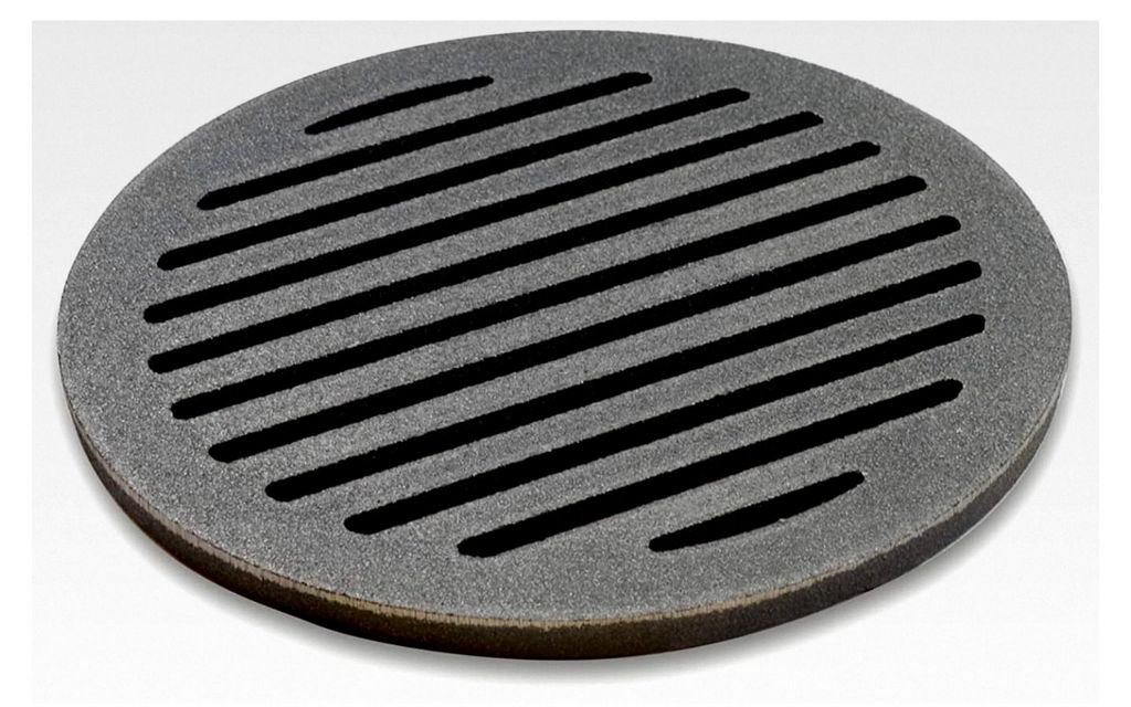 Feuerrost aus Gusseisen, rund, Durchmesser 24 cm