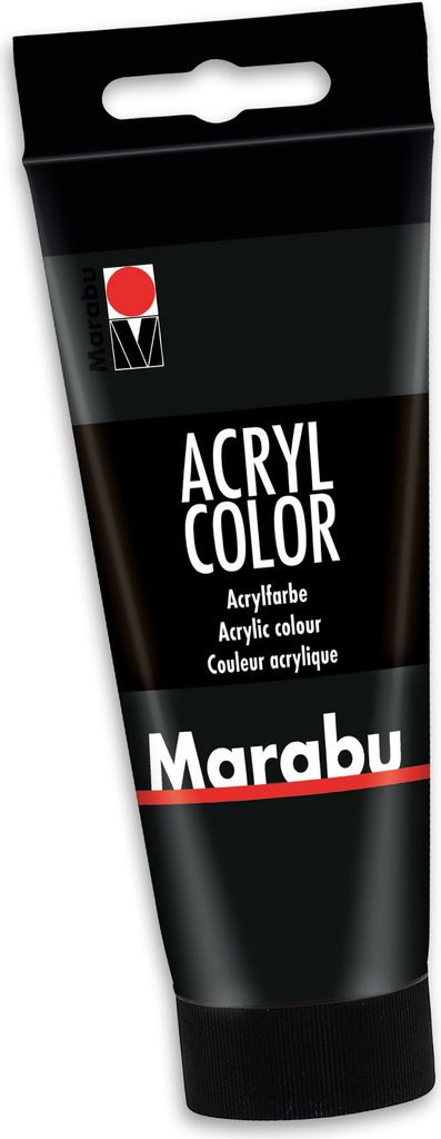Marabu akrylová barva Acryl Colour, 100 ml, černá 073 Obrázek produktu 