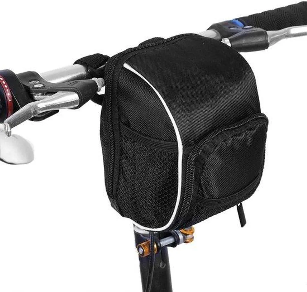 Sac à vélo multifonctionnel avec fixation rapide et support pliable