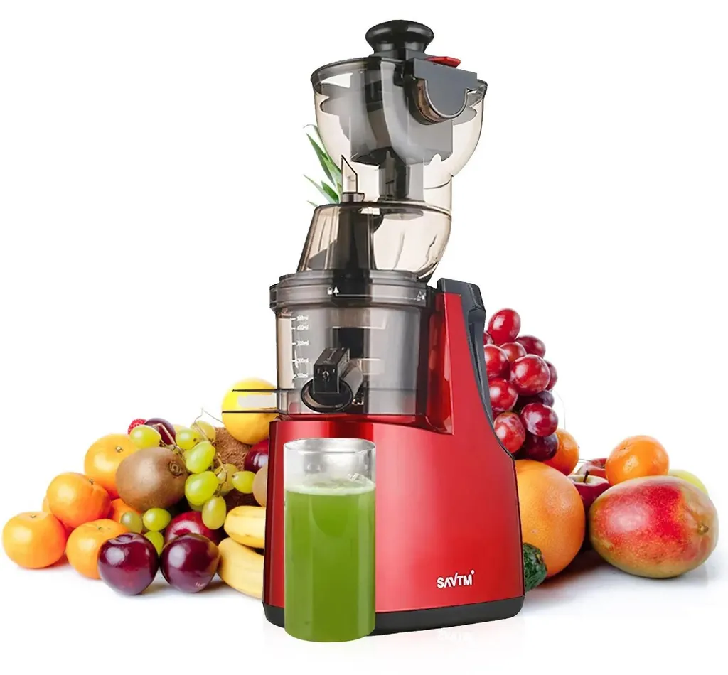 Centrifugeuse Extracteur de Jus Rouge à Grande Ouverture 800W UE