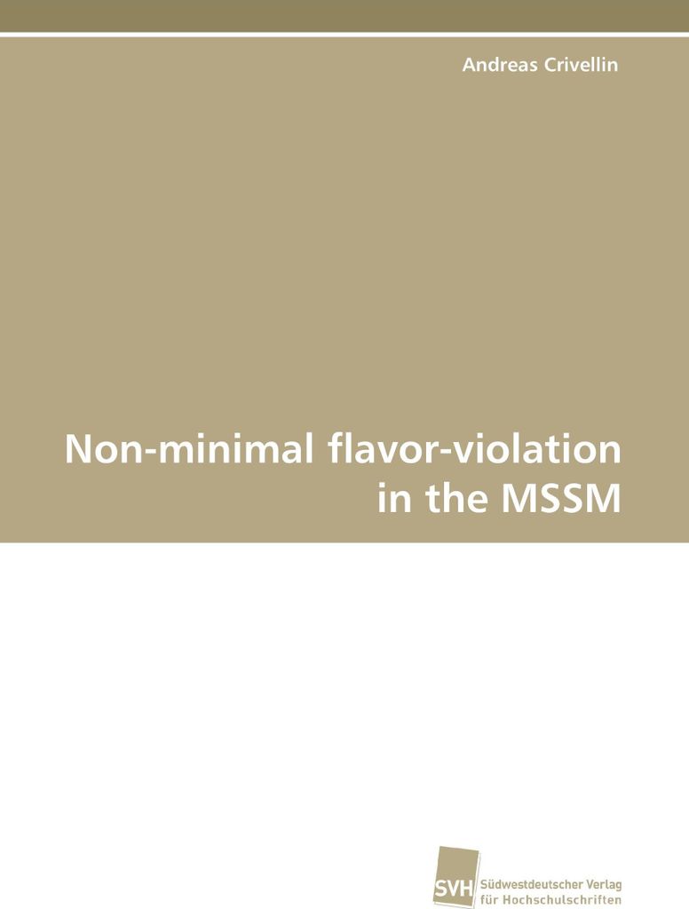 Non-minimal flavor-violation in the MSSM