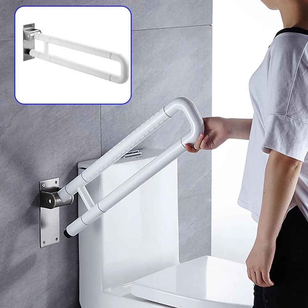 WC Stützgriff - Klappbarer Haltegriff - Belastbarkeit 300 Produktbild 