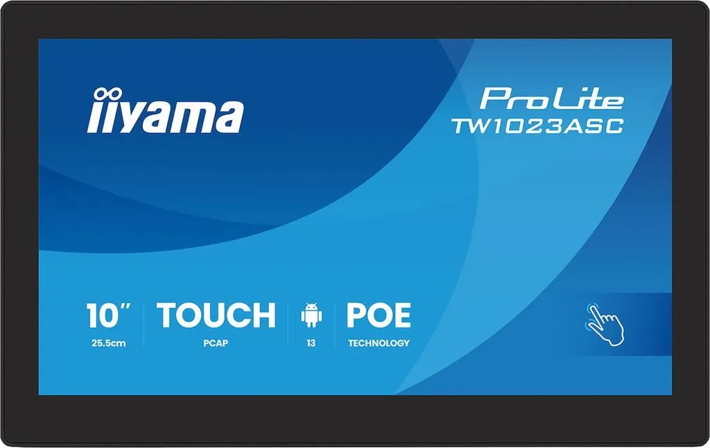 Moniteur tactile 10.1" Iiyama TW1023ASC-B3P IPS | TFT/LCD 10,1