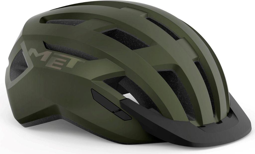 MET Fahrradhelm Allroad , Olive - Schillernd Matt, M