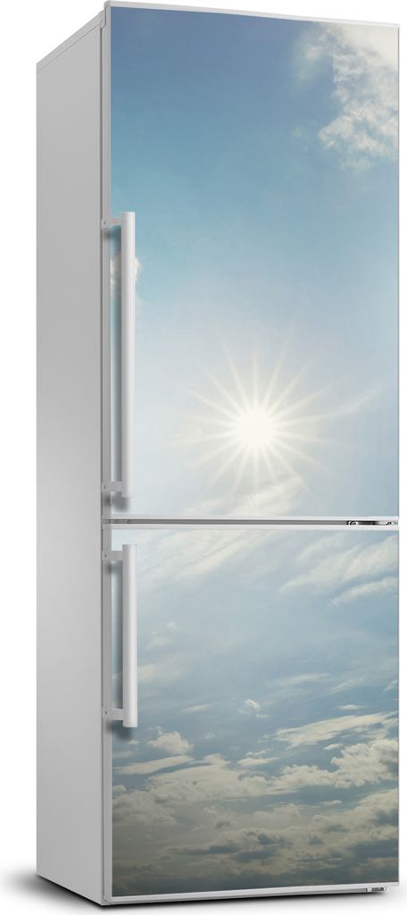 Tulup Kühlschrankdekoration - 70x190 cm - Aufkleber auf dem Kühlschrank - Die Sonne am Himmel