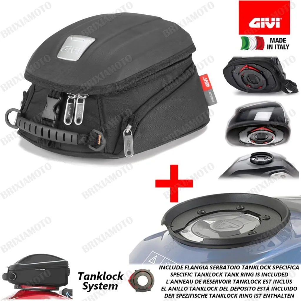 Borsa GIVI MT505 Tanklock per KTM Duke 125-390 | Kit Montaggio