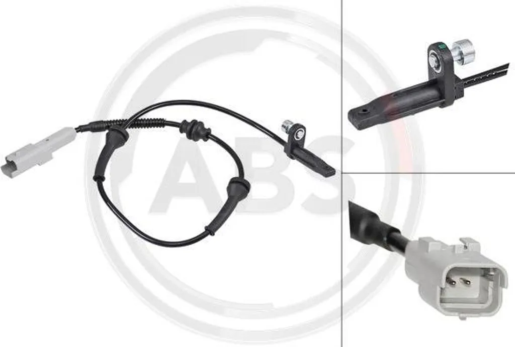 Sensore ABS A.B.S. 30219 OE 4545K9 per Peugeot 3008 | Sicurezza Garantita
