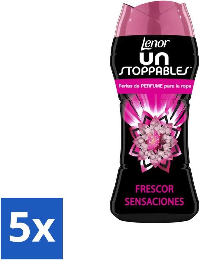 Lenor Unstoppables – Duftverstärker – Frisches Gefühl – 10 Wäschen - Vorteilspack - 5 Stücke