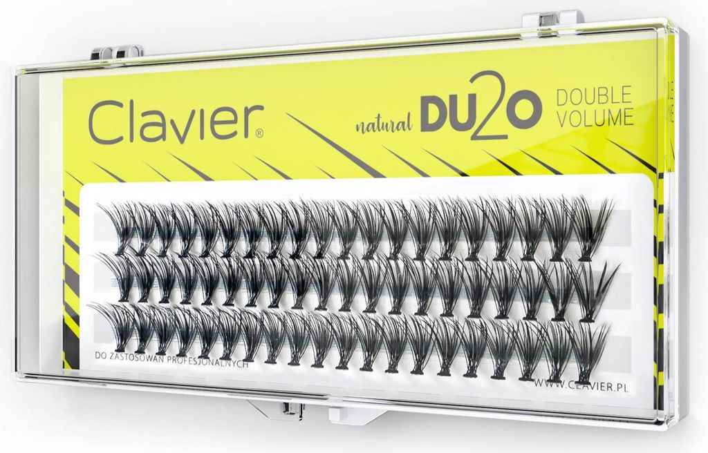 CLAVIER DU2O Wimpernbüschel mit doppeltem Volumen – 8 mm