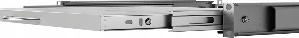Mensola Pull-out Rack 19 pollici 1U - Soluzione Salvaspazio Grigia 350mm - 4