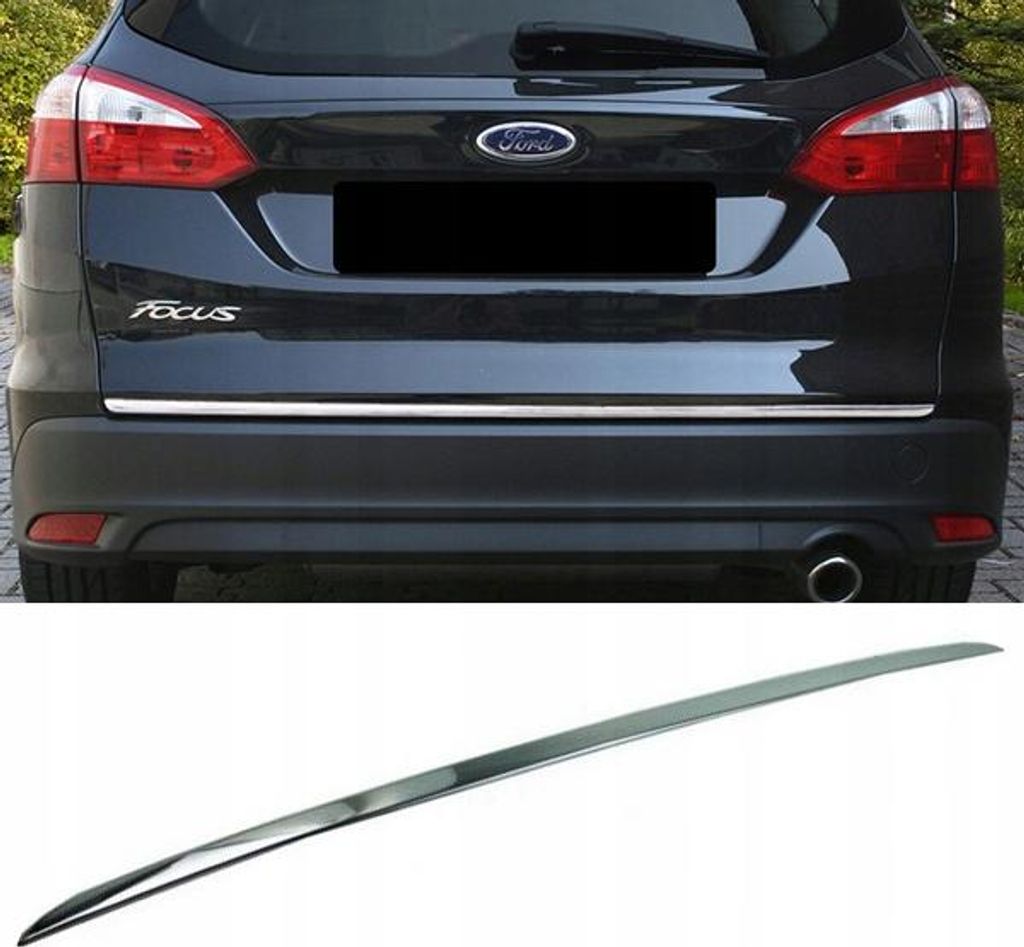 Ford FOCUS III Kombi. Chromleiste. Verchromte Heckklappe Produktbild 