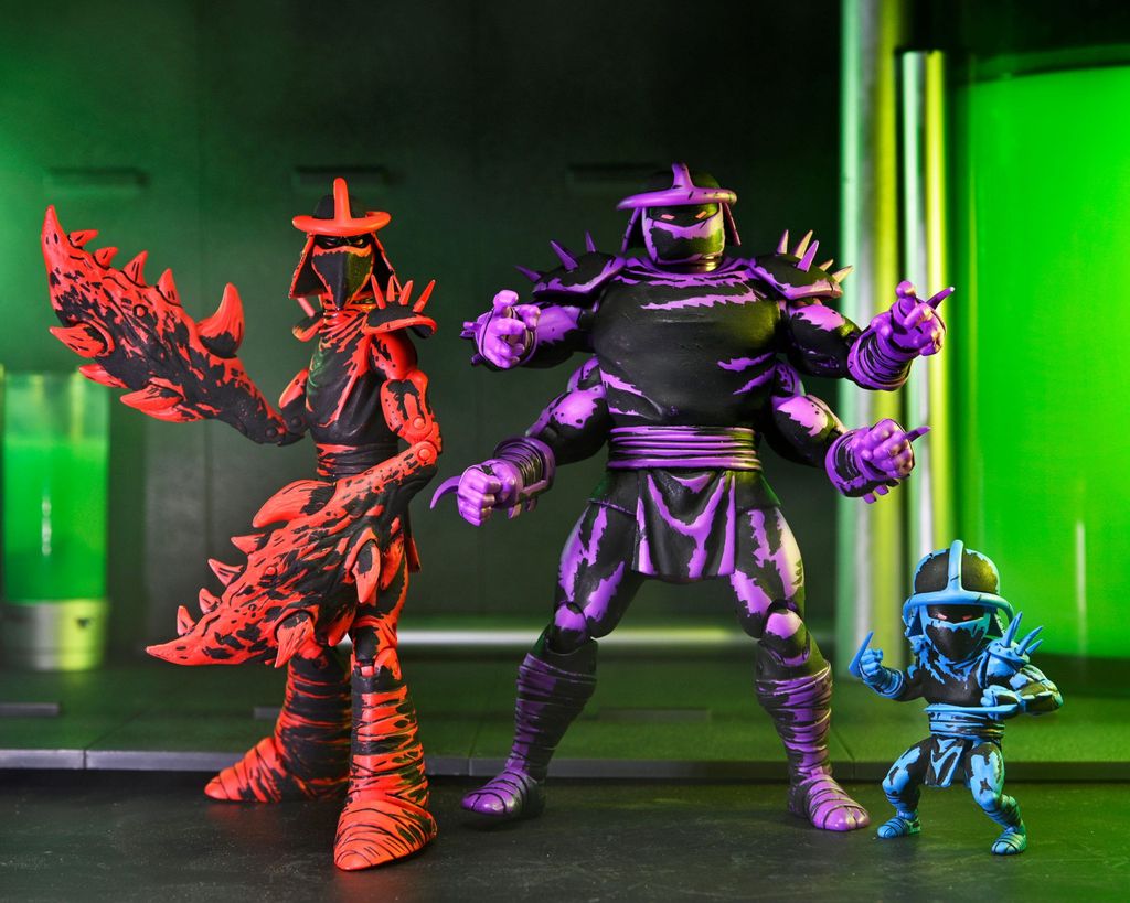 Figurki Akcji Shredder Clones 18 cm od Mirage Comics - TMNT Box Set