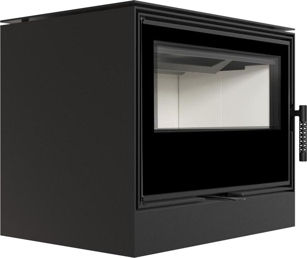 Kaminofen aus Stahl KRATKI KARI 70 Ø 150 8 kW mit Türfeder