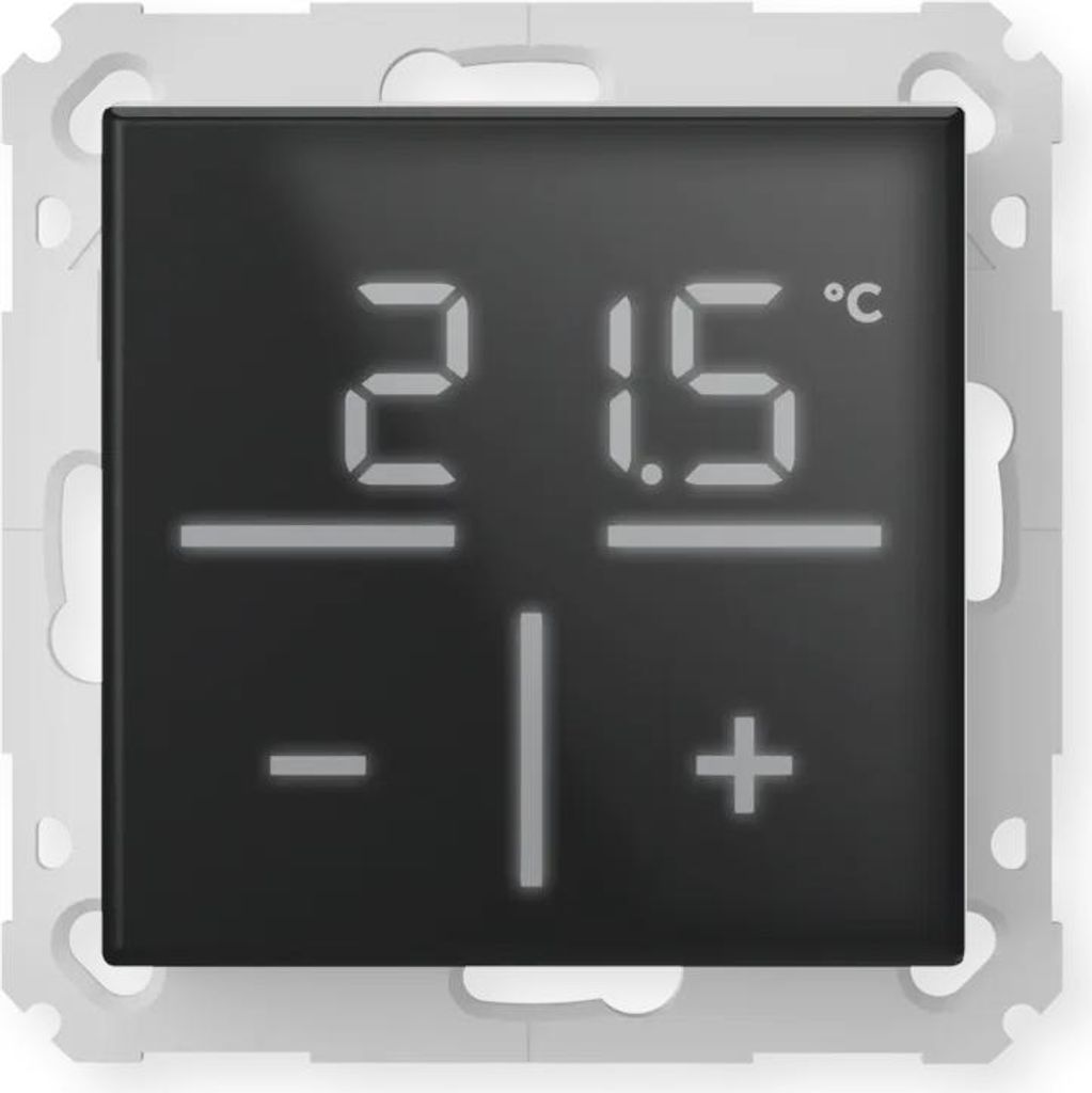 Homematic IP Glas-Wandthermostat | HmIP-WGT-A | Schwarz