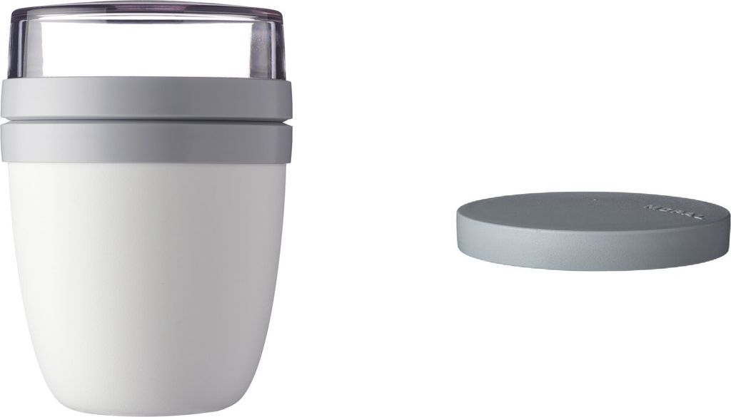 Mepal | Lunchpot Switch Ellipse | mach aus deinem Lunchpot einen Snackpot | praktischer Müslibecher | geeignet für Tiefkühler, Mikrowelle & Spü...