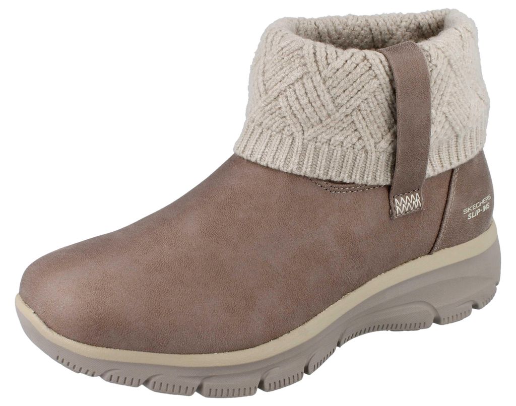 Skechers, sztyblety slip-on, kolor szary, rozmiar 40 Zdjęcie produktu 