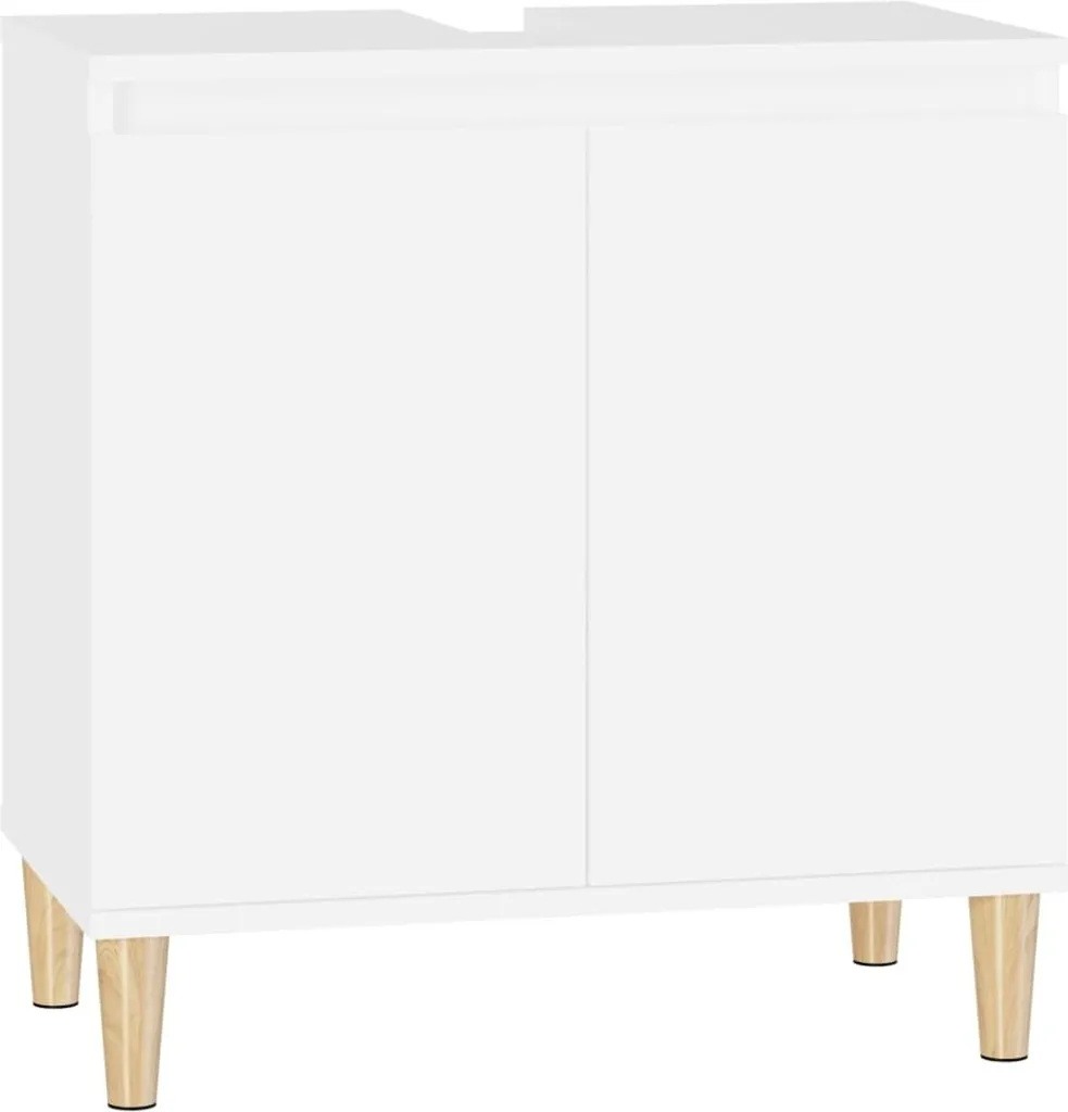 Mobile Sottolavabo SYFAX™ Bianco 58x33x60 Legno Multistrato Design