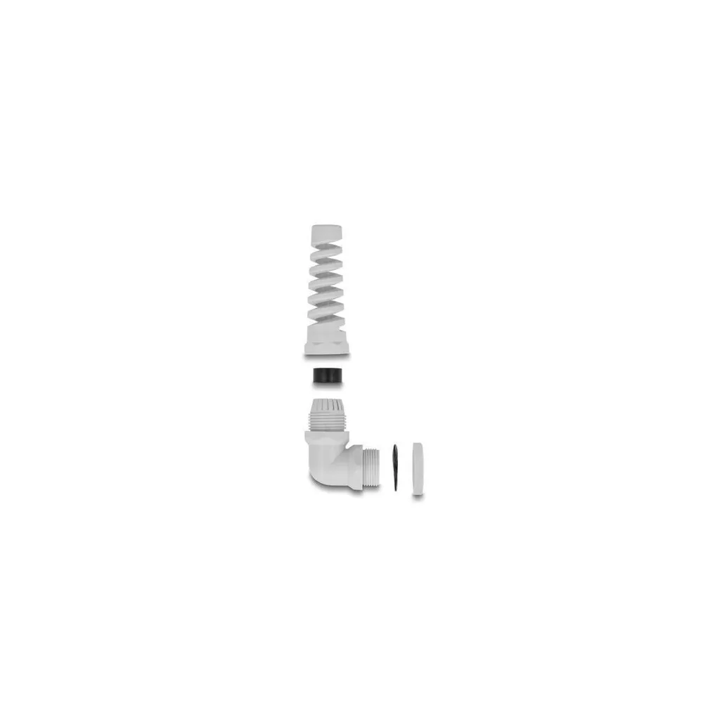 Pressacavo Delock Grigio 90° PG7 | IP68 Resistente e Affidabile - 2