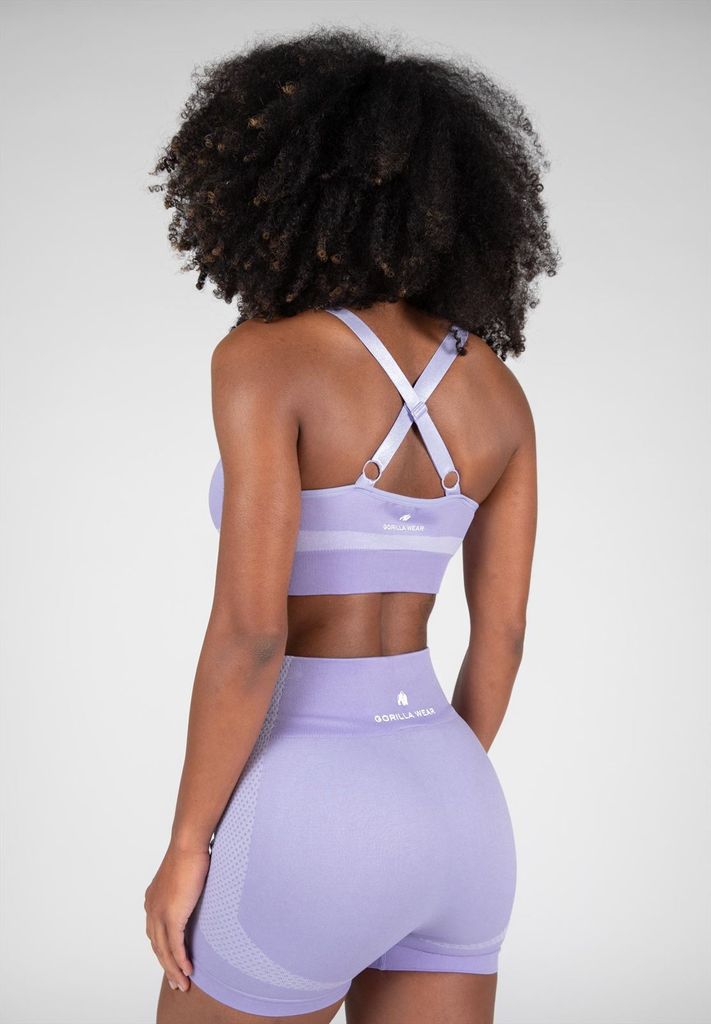 Gorilla Wear Selah Nahtloser Sport-BH - Flieder - M/L