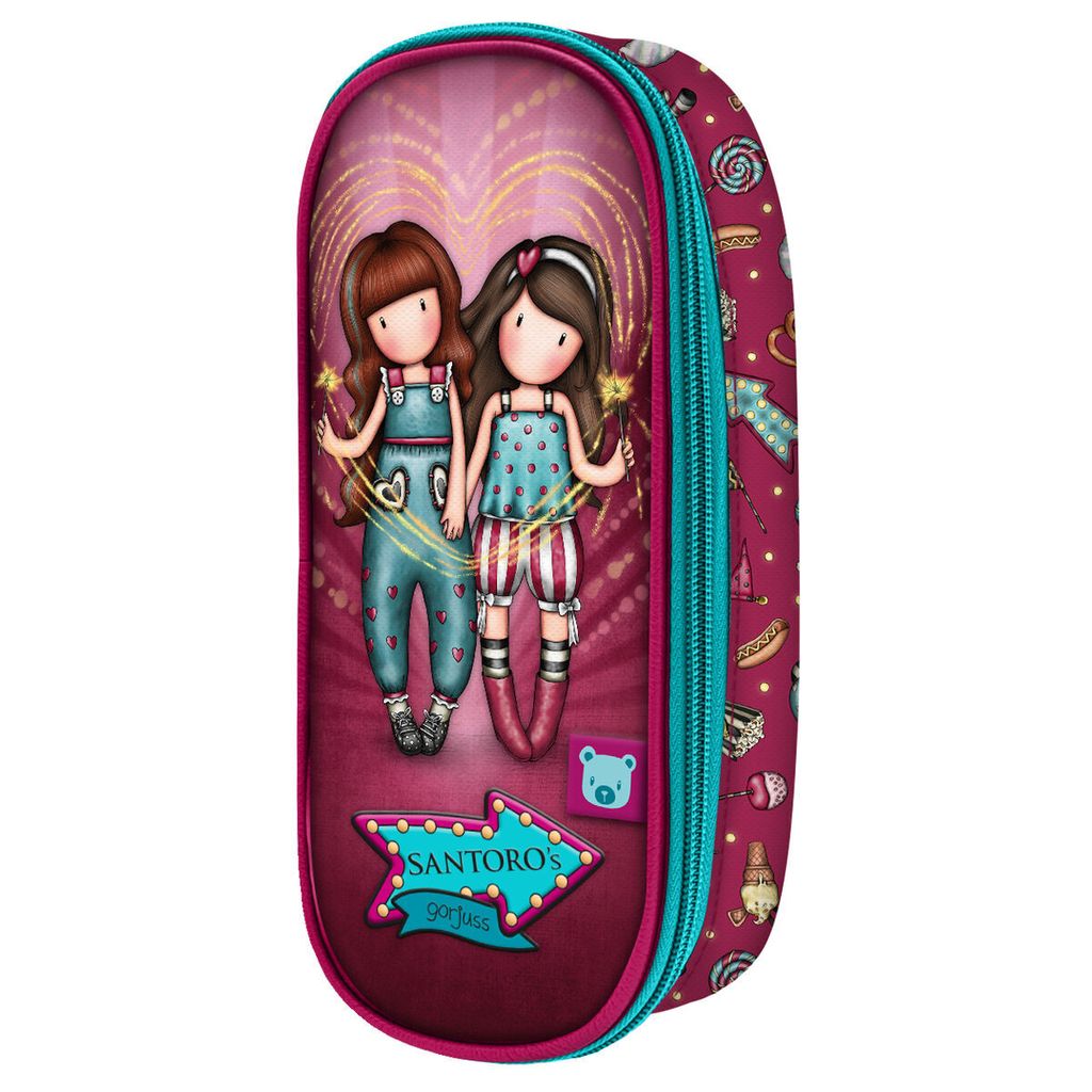Schulmäppchen Gorjuss Fireworks Granatrot (10 x 23 x 6 cm) Produktbild 