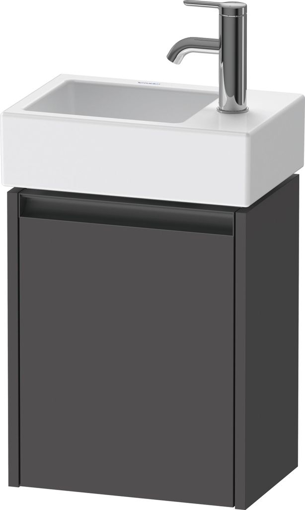 Duravit Ketho.2 Wastafelonderkast 36,4x23,8x44 cm Mat Grafiet