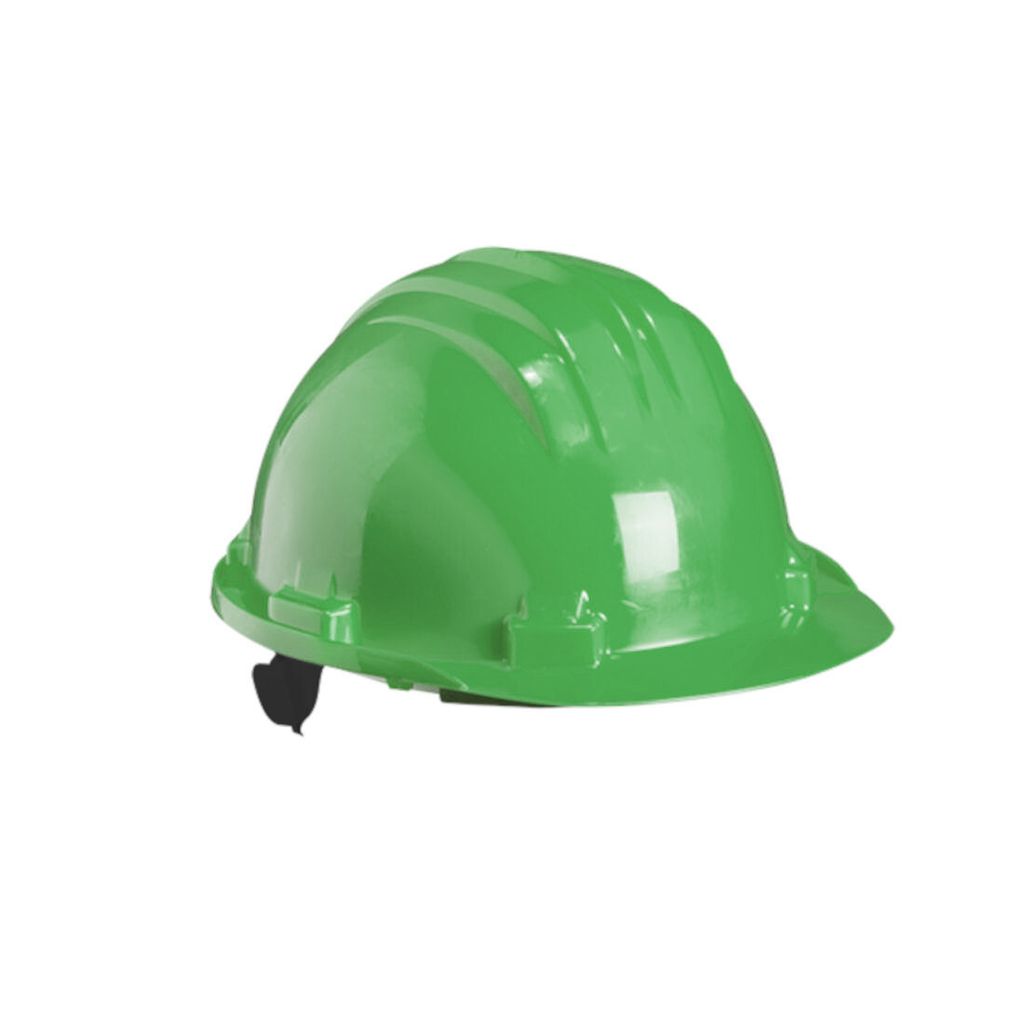 Bauhelm mit Drehverschluss grün