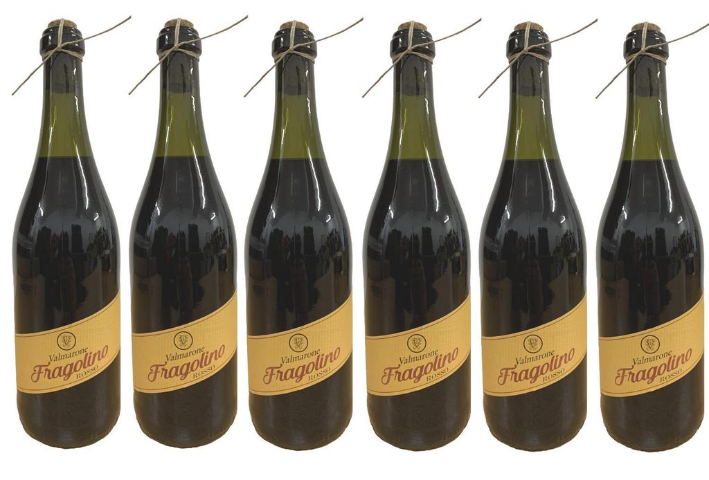 Fragolino Valmarone Rosso Kultgetränk aus Italien (6 x 0,75 Produktbild 