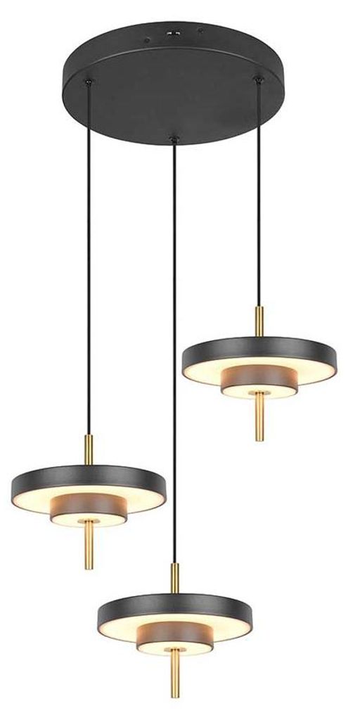 LED Hängeleuchte, Höhenverstellbar, dimmbar, CCT, D 45 cm Produktbild 