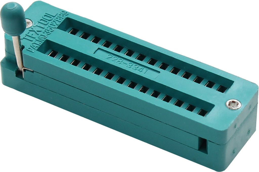 IC Testsockel 28 polig Nullkraftsockel Test Sockel DIP IC Sockel Adapter