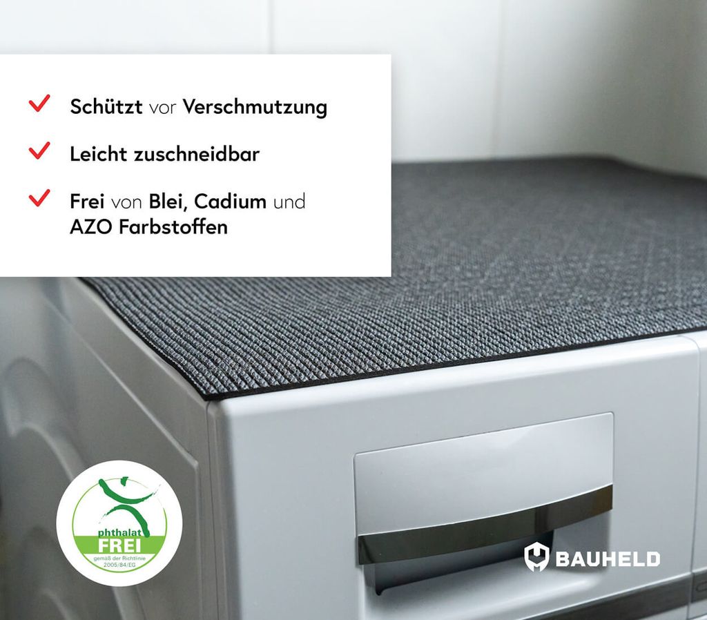 BAUHELD® Waschmaschinenauflage 60x60 cm [ Germany] - Produktbild 5