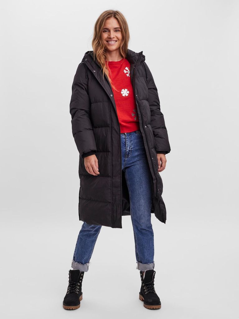 VERO MODA Giacca lunga Puffer Parka invernale trapuntato Immagine del prodotto 