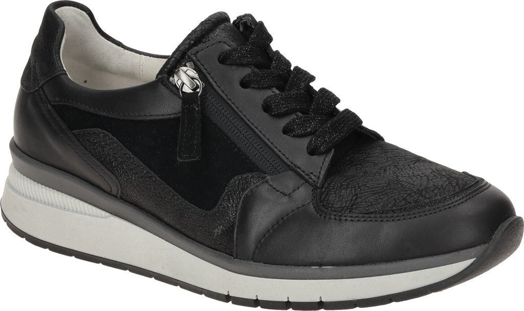Gabor 66.307 Damenschuhe - Halbschuhe - Sneaker schwarz Freizeit NEU