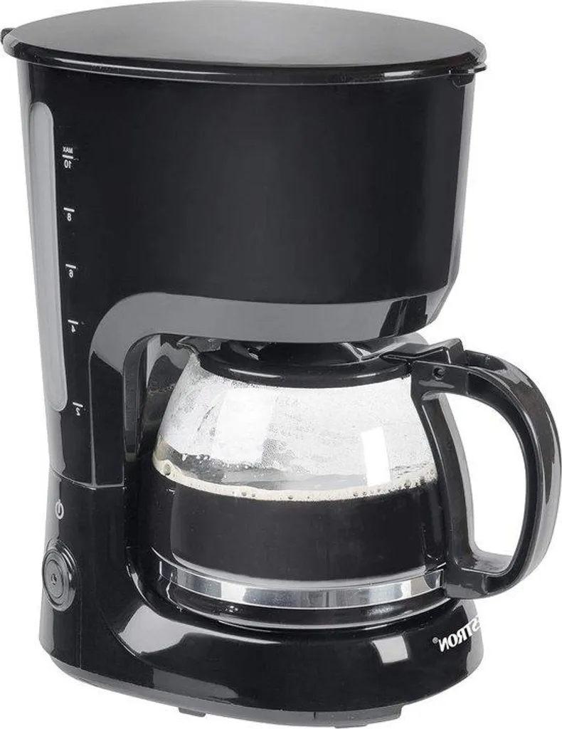 Machine à café anti-gouttes 10 tasses noire : café chaud toute la journée