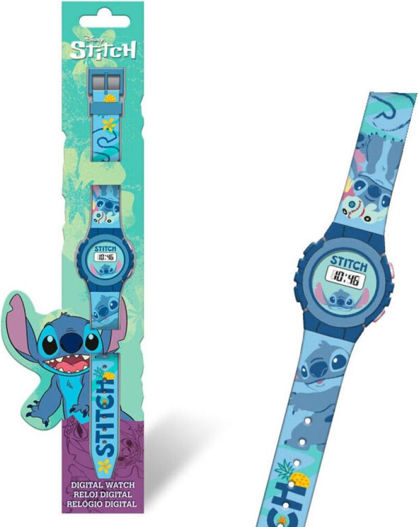 KIDS EUROSWAN Stitch - Kinderuhr LAS4196 Produktbild 