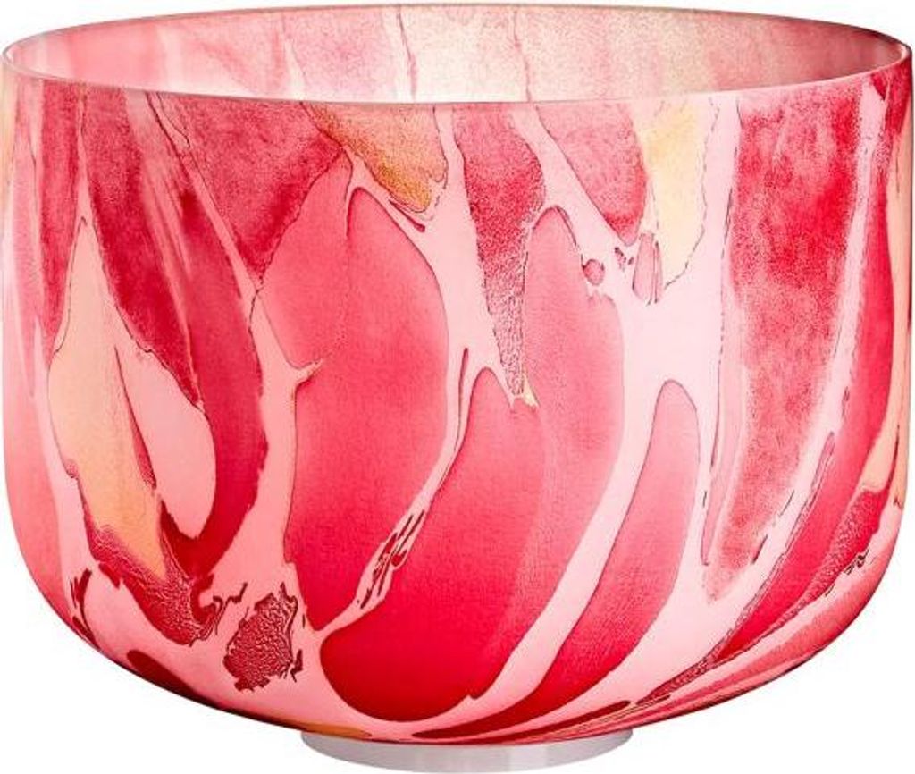 Sonic Energy Kristall-Klangschale MCSB10-C Wurzelchakra Rot
