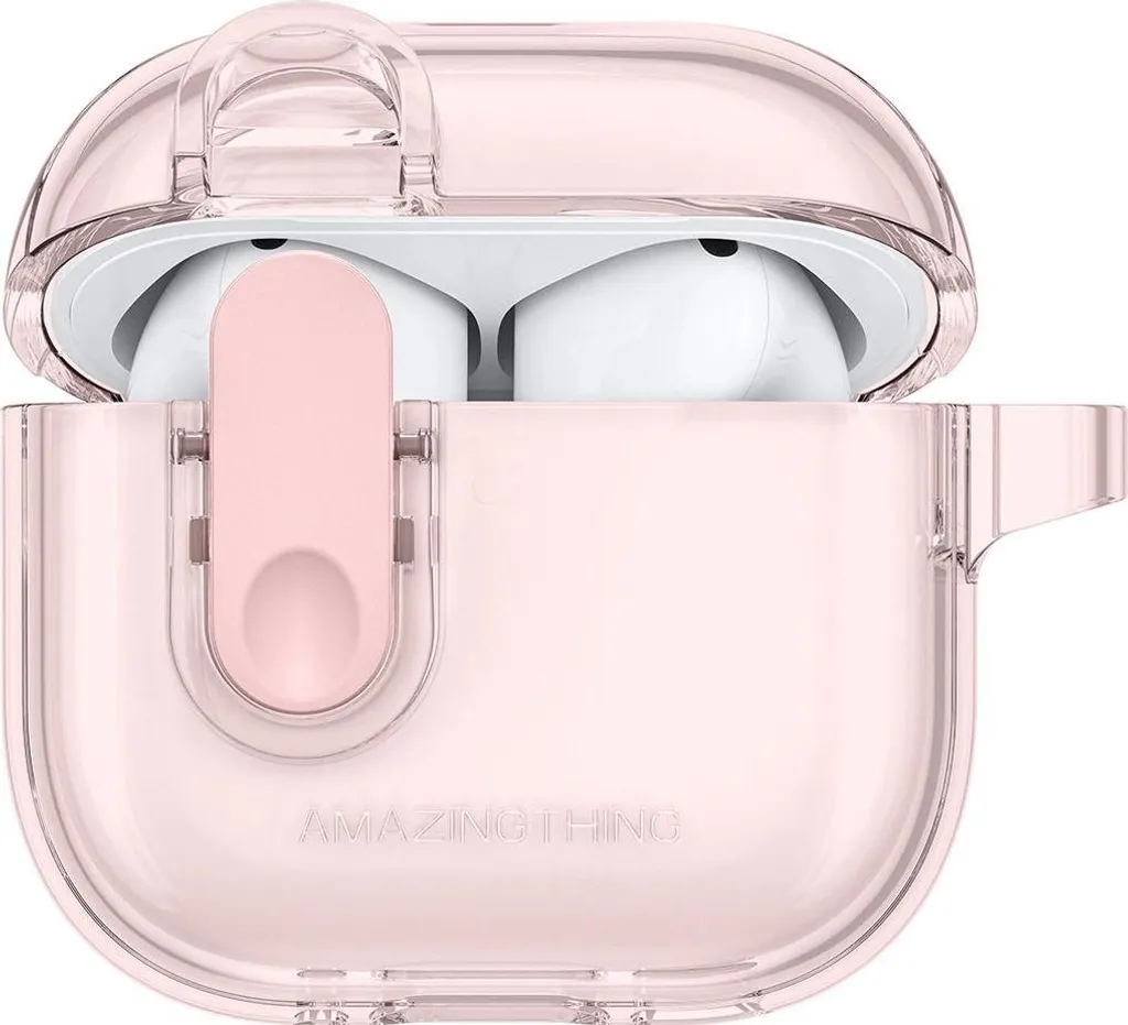 Etui Amazingthing Custodia minimale per Airpods 4 - Różowe