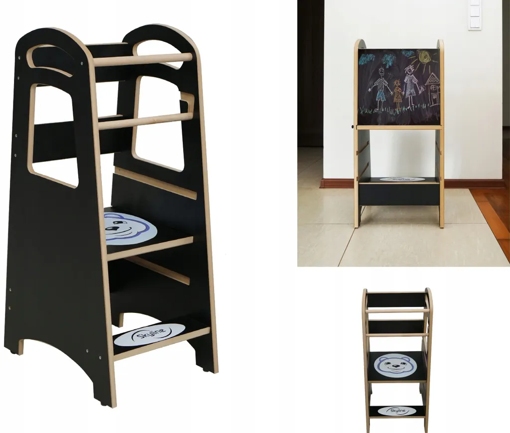 Learning Tower Skyline: Design Salvaspazio e Montessori 2-in-1