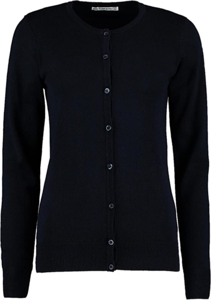 Kustom Kit KK355 | Women's Classic Fit Arundel Crew Neck Cardigan - Farbe: Navy - Größe: 3XL