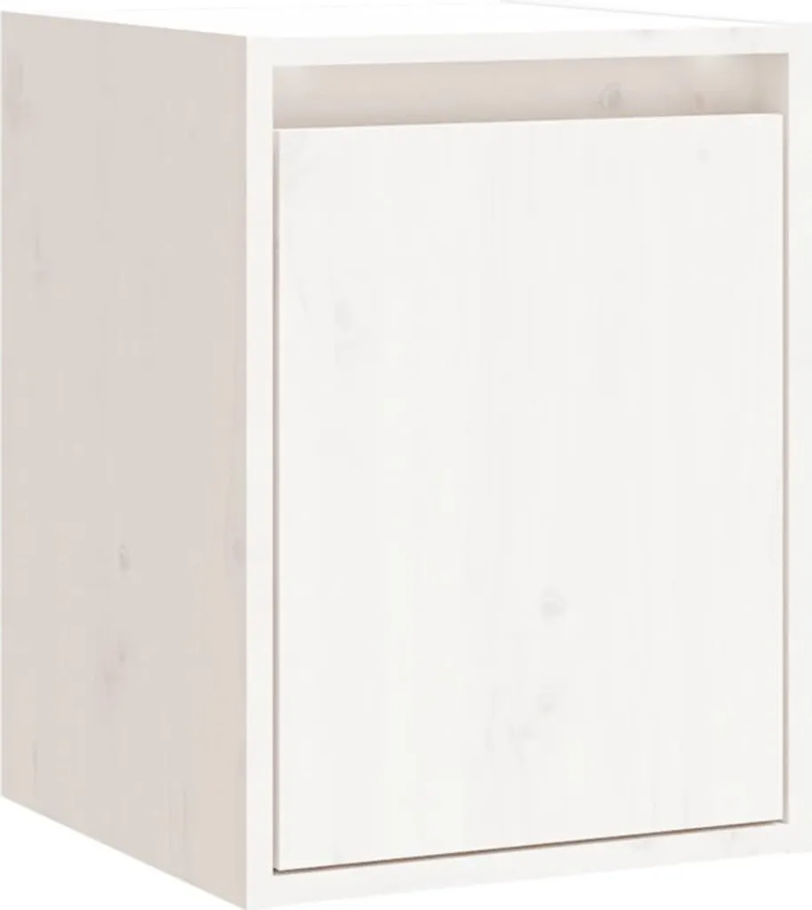 Mobiletto Sospeso SYFAX™ Bianco 30x40 - Salvaspazio in Legno Vero