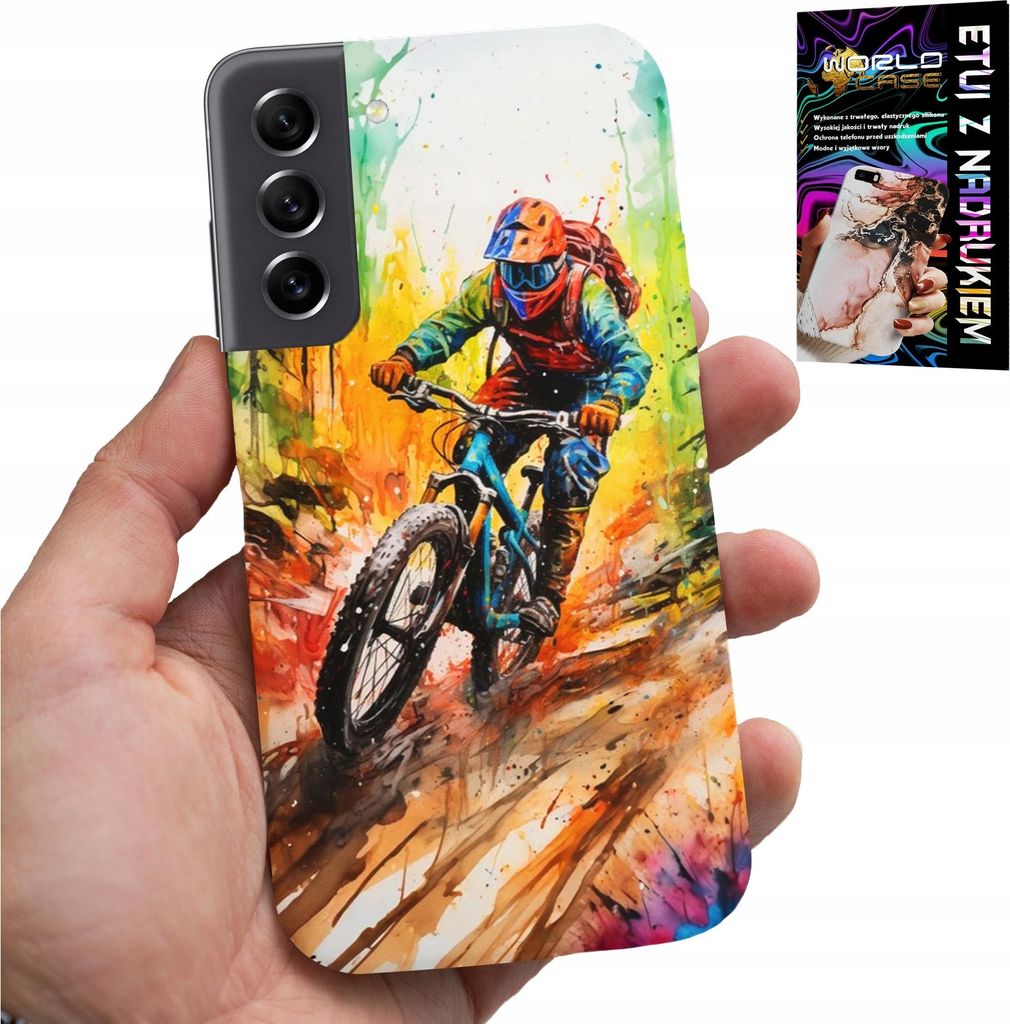Etui Für Samsung Galaxy S21 Fe - Mountain Biking Extreme Expeditionen Glas