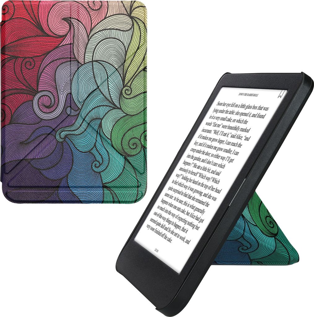 kwmobile Schutzhülle kompatibel mit Kobo Clara BW / Clara Colour / Tolino Shine (5) / Shine Color - Hülle Kunstleder - eReader Cover Case - Farbr...