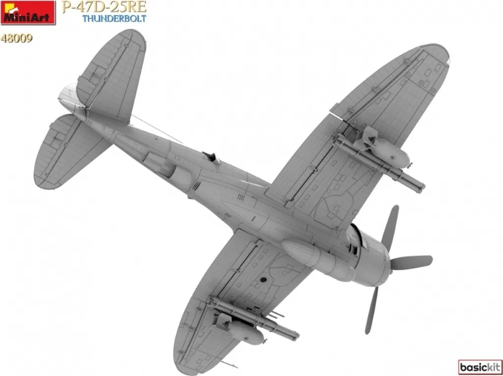 Kit MiniArt P-47D-25RE Thunderbolt 1:48 avec détails en plastique - 8