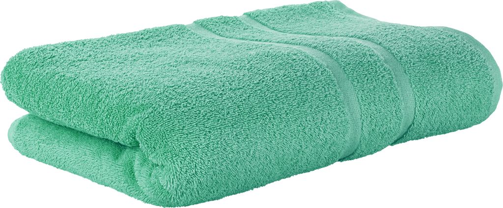 Premium Frottee Badetuch 100x150 cm in smaragdgrün von Produktbild 