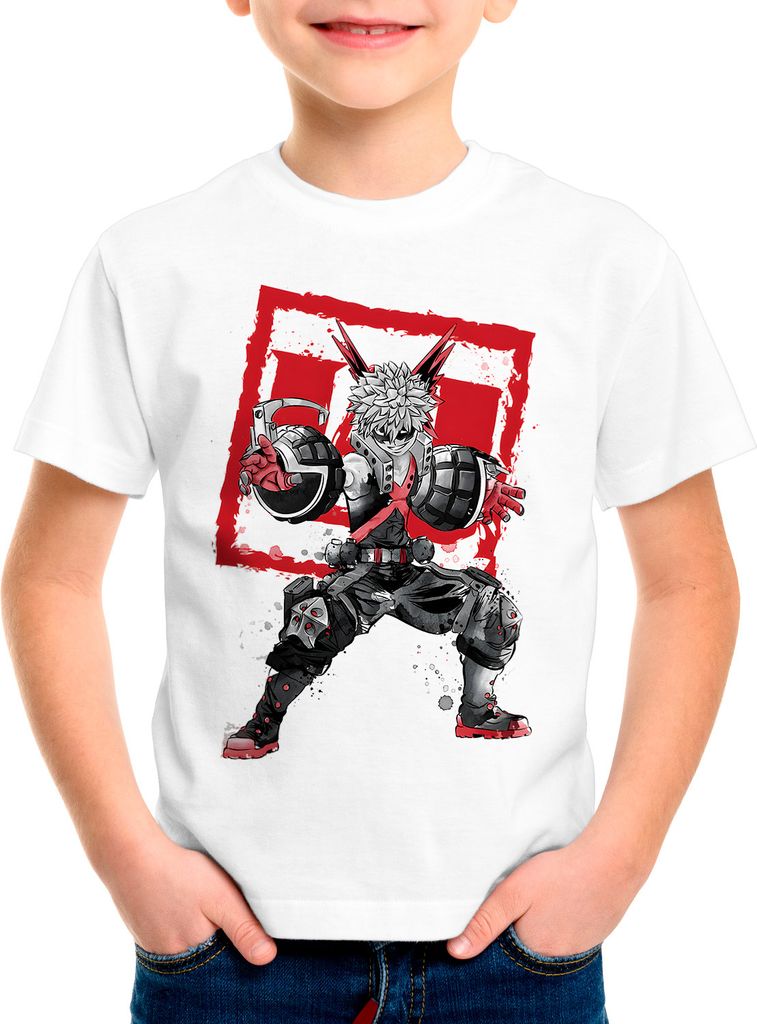 style3 Get Ready Katsuki Kinder T-Shirt superhero japan acade mia manga
