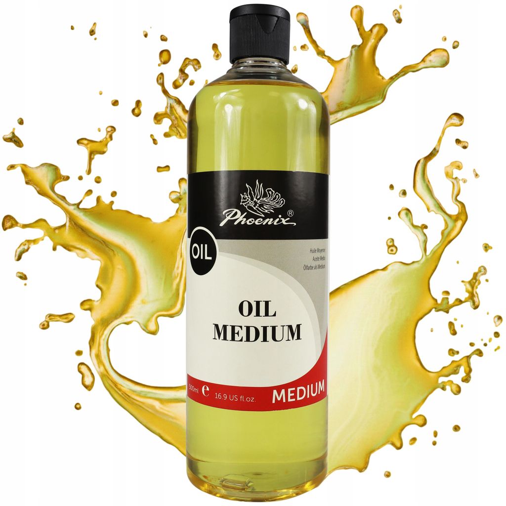 Leinöl Malmittel für Künstlerölfarben – Phoenix 500 ml – Öl Produktbild 